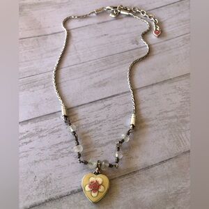 Brighton Enamel Heart Necklace
